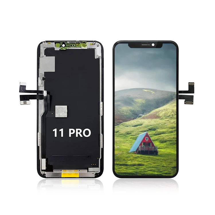 Soft OLED Mobile phone lcds Replacement display lcd with Digitizer Assembly for iPhone 11 Pro, Black
Soft OLED Mobile phone lcds Replacement display lcd with Digitizer Assembly for iPhone 11 Pro, Black