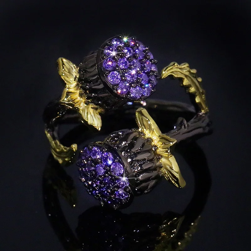 Classic Natural Amethyst Oval Plant Flower Ring Girl Jewelry Female Ring Opening Adjustable Wedding Band
Classic Natural Amethyst Oval Plant Flower Ring Girl Jewelry Female Ring Opening Adjustable Wedding Band