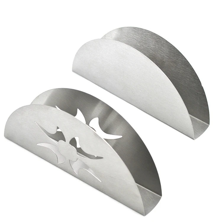 Metal Furniture Stainless Steel Napkin Holders For Table Cutting Napkin Holder Cocktail Paper Towel Rack Sector Shape
Metal Furniture Stainless Steel Napkin Holders For Table Cutting Napkin Holder Cocktail Paper Towel Rack Sector Shape