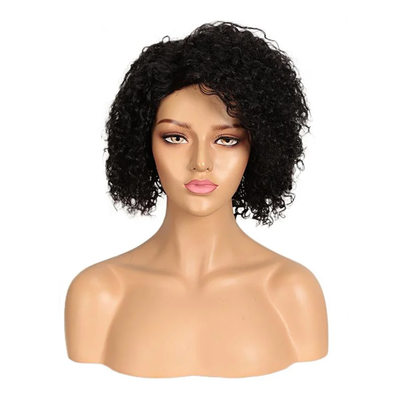 Brazilian Natural Black Lace Front Short Bob Wig Curly Lace Closure Wigs Human Hair For Women Wholesale curly bob wigs with bang
Brazilian Natural Black Lace Front Short Bob Wig Curly Lace Closure Wigs Human Hair For Women Wholesale curly bob wigs with bang