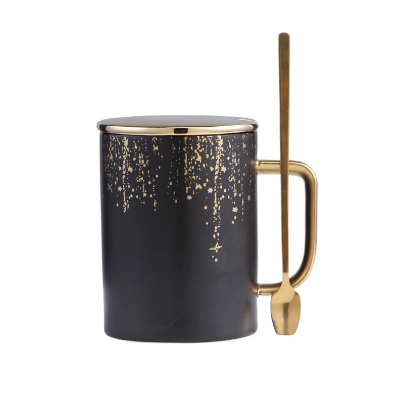 Wholesale Wedding Colorful Big Capacity Coffee Tea Milk Ceramic Mug With Ceramic Lid And Spoon, Green,light black,matte black,white
Wholesale Wedding Colorful Big Capacity Coffee Tea Milk Ceramic Mug With Ceramic Lid And Spoon, Green,light black,matte black,white