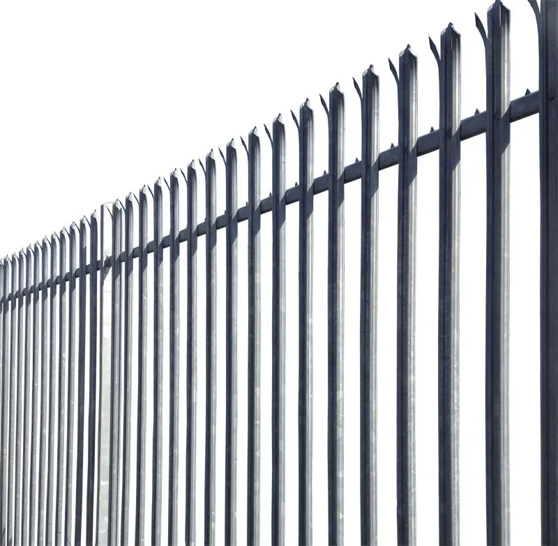 factory direct sale hot dipped galvanized europea palisade fencing for sale