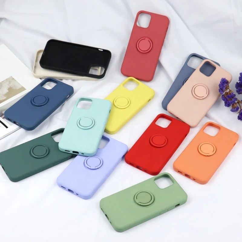 Custom 360 Rotating Gel Rubber Ring Holder Phone Silicone Soft Liquid Case For Iphone 12 11 Pro Max, 13colors
Custom 360 Rotating Gel Rubber Ring Holder Phone Silicone Soft Liquid Case For Iphone 12 11 Pro Max, 13colors