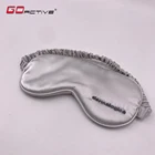 GoActive Cute OEM Private Label Custom Satin Mulberry Silk Sleeping Eye Mask for Women
