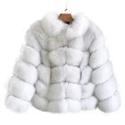 Woman Fashion Fur Jacket Real Fox Fur Coat And Jacket