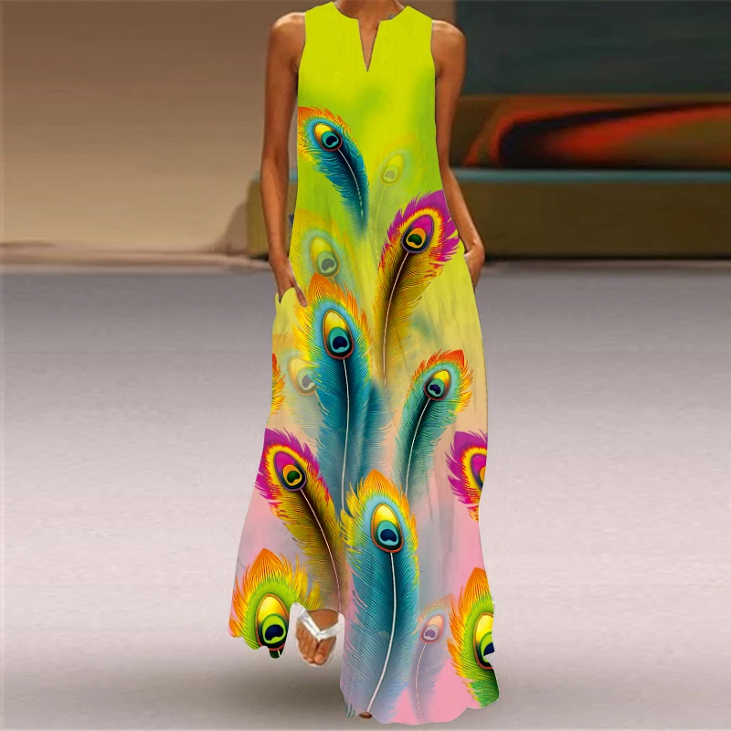 2021 AliExpress new hot style ladies retro print dress V-neck sleeveless summer dress with pockets
2021 AliExpress new hot style ladies retro print dress V-neck sleeveless summer dress with pockets