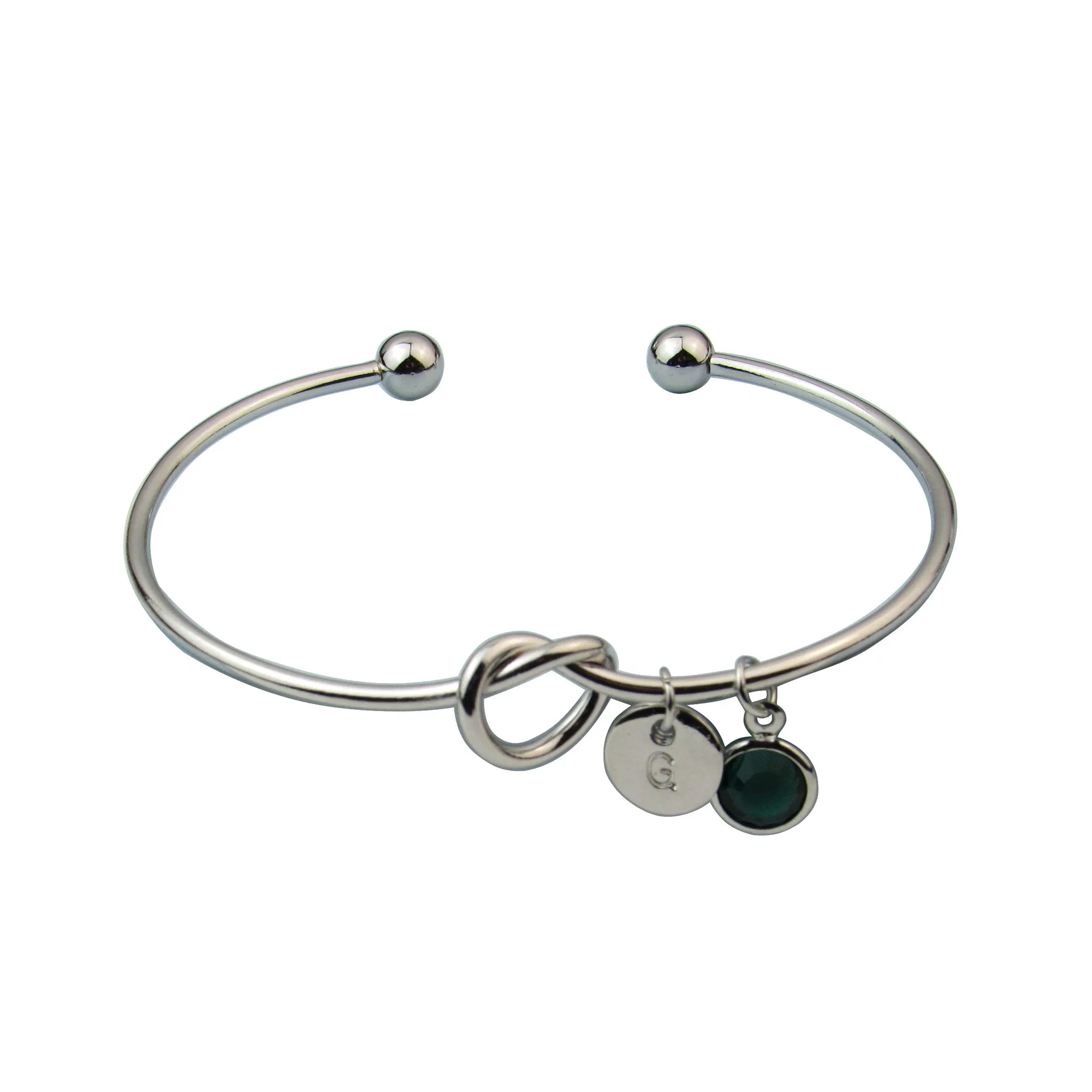 Best selling products in amazon cheap fashion jewelry bracelet adjustable birthday stone custom knot bangle bracelet, Silver plated color
Best selling products in amazon cheap fashion jewelry bracelet adjustable birthday stone custom knot bangle bracelet, Silver plated color
