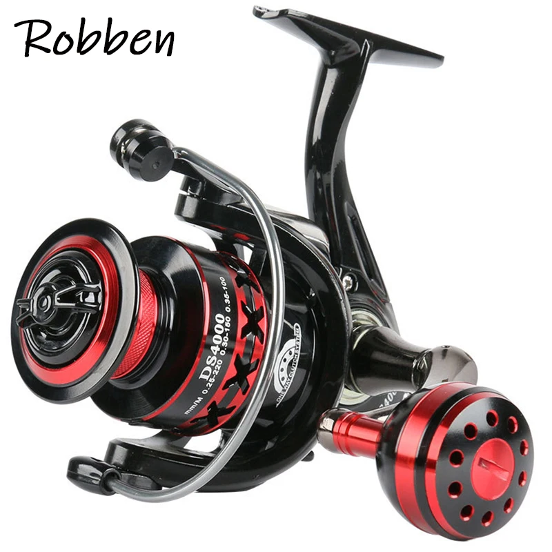 deukio fishing reel spinning New DS2000-7000 Full metal rocker nylon Body 5.0:1/4.7:1 Fishing Accessories, Silvery
deukio fishing reel spinning New DS2000-7000 Full metal rocker nylon Body 5.0:1/4.7:1 Fishing Accessories, Silvery