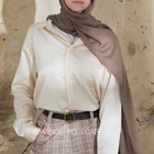 Dubai Muslim Scarf Scarf High Quality Solid Color Dubai Muslim Hijab Scarf Wholesale Plain Black Cotton Jersey Hijab
