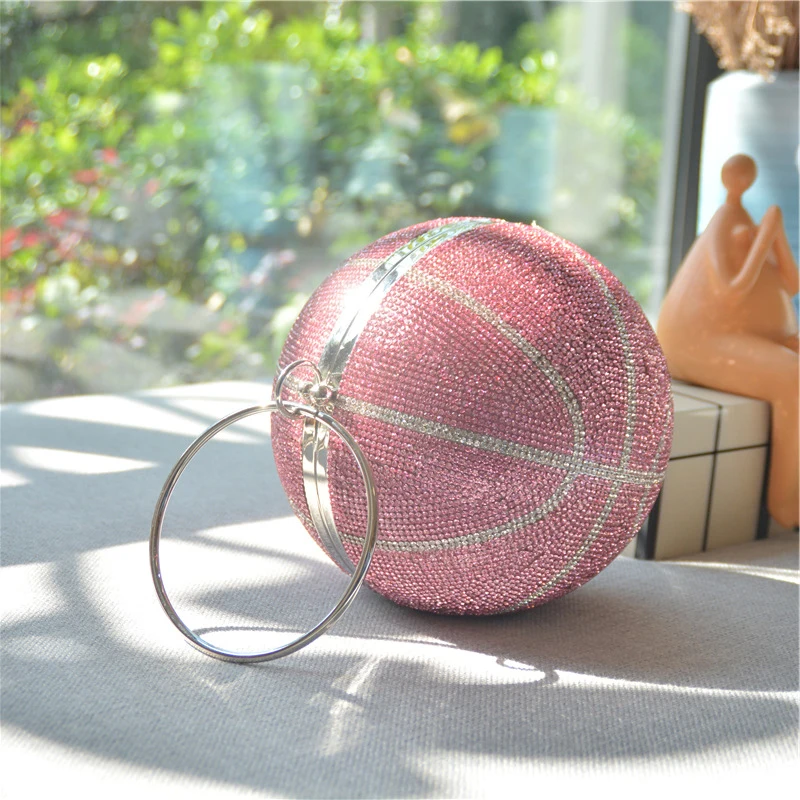 2021 Diamond Crystal crossbody bag purse winter trendy evening women handbag bags bling rhinestone basketball purse shape bag
2021 Diamond Crystal crossbody bag purse winter trendy evening women handbag bags bling rhinestone basketball purse shape bag