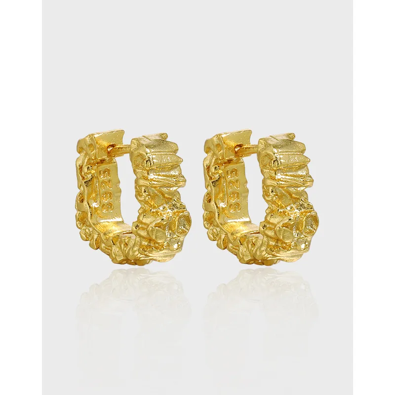 fashion jewelry 925 silver earrings jewelry 18K gold plated sterling silver hoop earrings for women
fashion jewelry 925 silver earrings jewelry 18K gold plated sterling silver hoop earrings for women