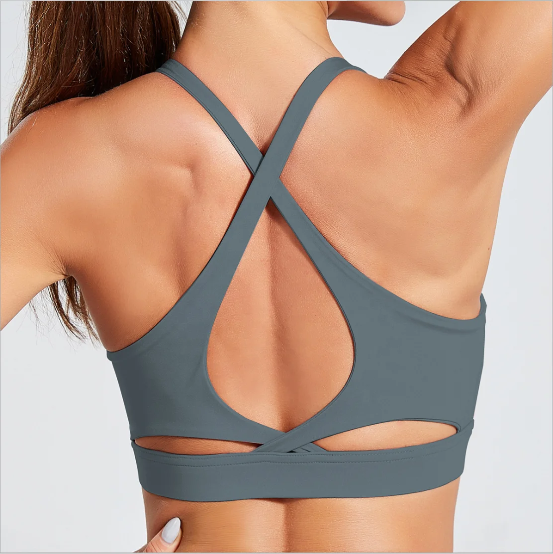 Langchi Fitness Essentials women Elastic sexy gym crop tops sport bra, 5 colors for choose
Langchi Fitness Essentials women Elastic sexy gym crop tops sport bra, 5 colors for choose