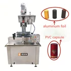 high quality wine bottle capsules spin-on capsuling machine