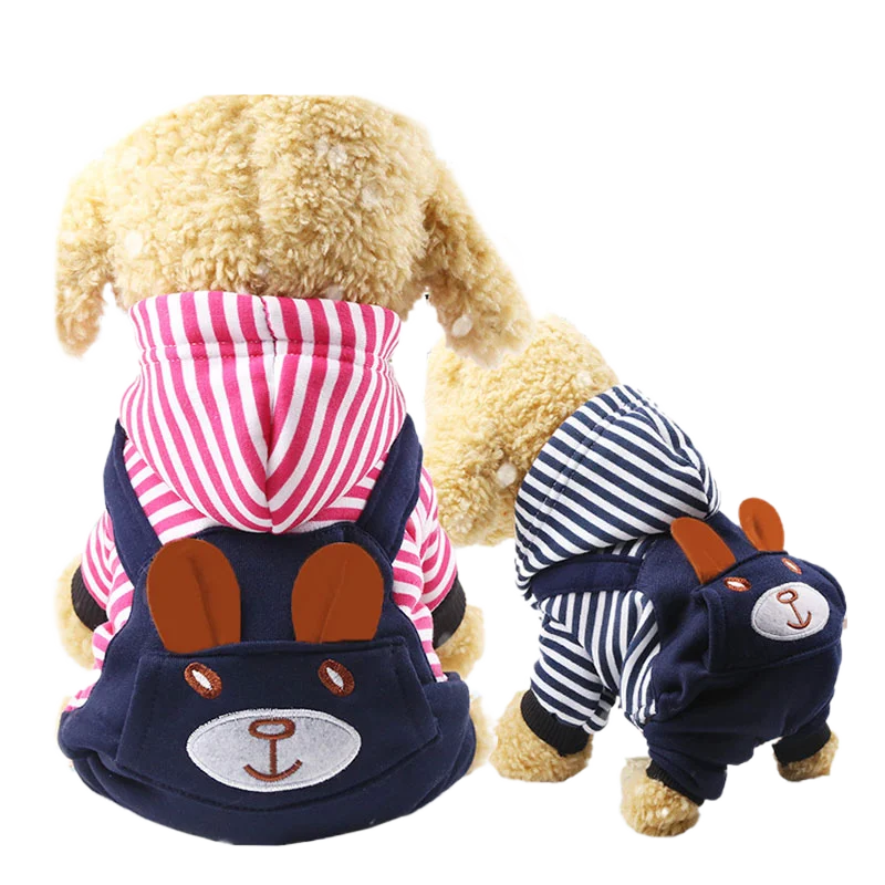 Cartoon Bear Pet Dog Jumpsuit Winter Warm Dog Hoodie Coat Soft Thin Fleece Lining Puppy Overall Pet Jumpsuit For Dogs
Cartoon Bear Pet Dog Jumpsuit Winter Warm Dog Hoodie Coat Soft Thin Fleece Lining Puppy Overall Pet Jumpsuit For Dogs