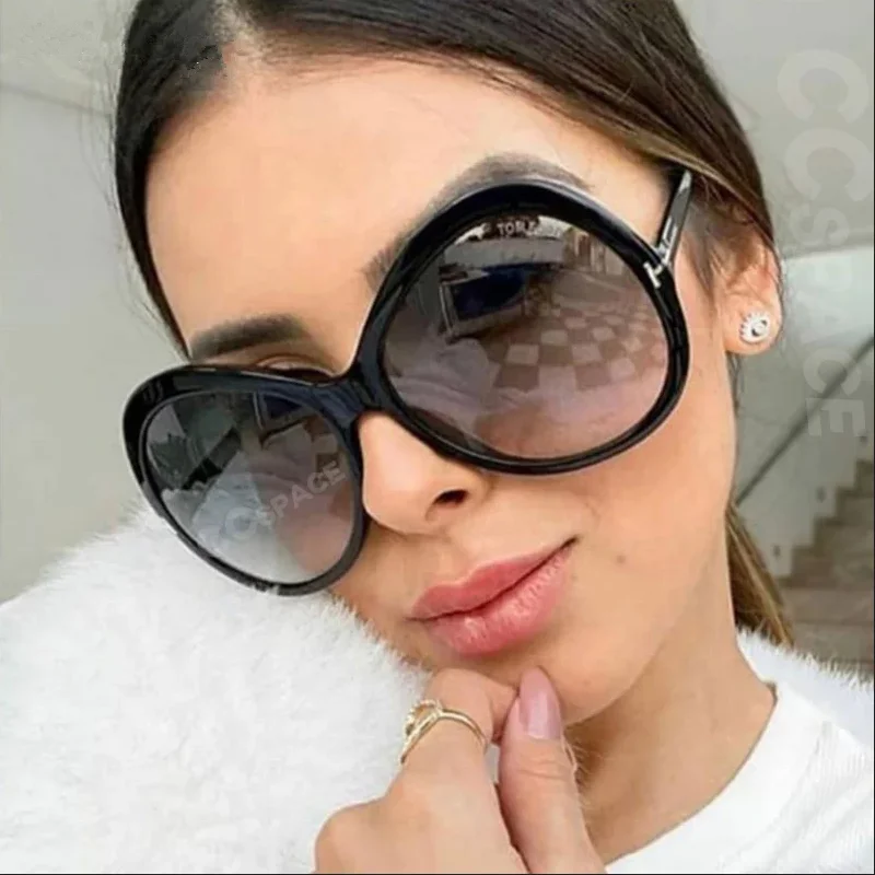 Luxury large round sunglasses Men Women Brand Designer Fashion Oval gradient color Shades de sol mujer UV400 Vintage sun glasses
Luxury large round sunglasses Men Women Brand Designer Fashion Oval gradient color Shades de sol mujer UV400 Vintage sun glasses