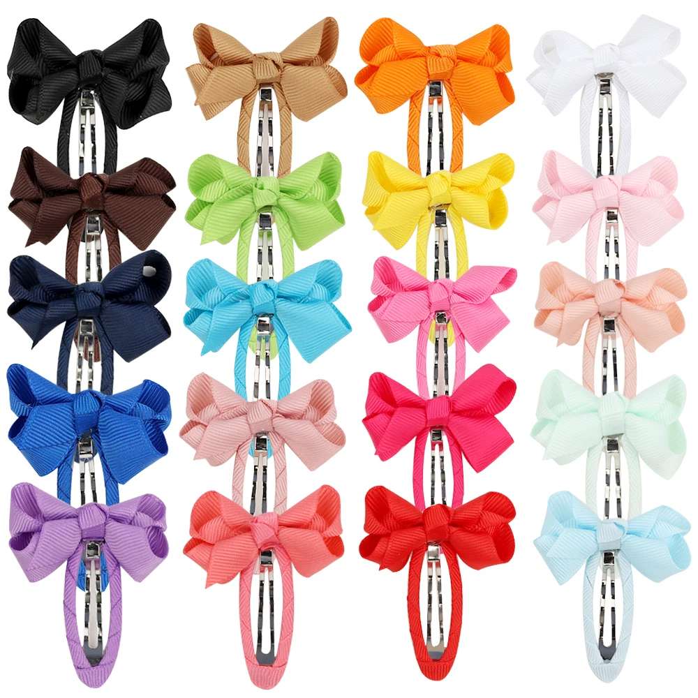 20pcs/Set Bulk Small Plain Ribbon Colorful Hair Bows Bobby Pins Snap BB Hair Clips For Girls
20pcs/Set Bulk Small Plain Ribbon Colorful Hair Bows Bobby Pins Snap BB Hair Clips For Girls