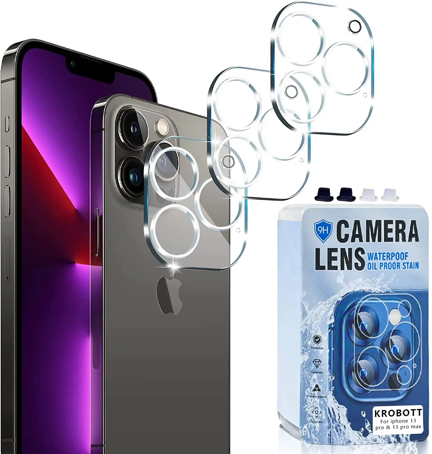 3pcs 9h Tempered Glass Transparency camera lens protector for iphone 13 pro max, Transparent hd
3pcs 9h Tempered Glass Transparency camera lens protector for iphone 13 pro max, Transparent hd