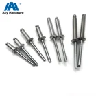 Steel open type aluminum and iron material round head pop blind rivet