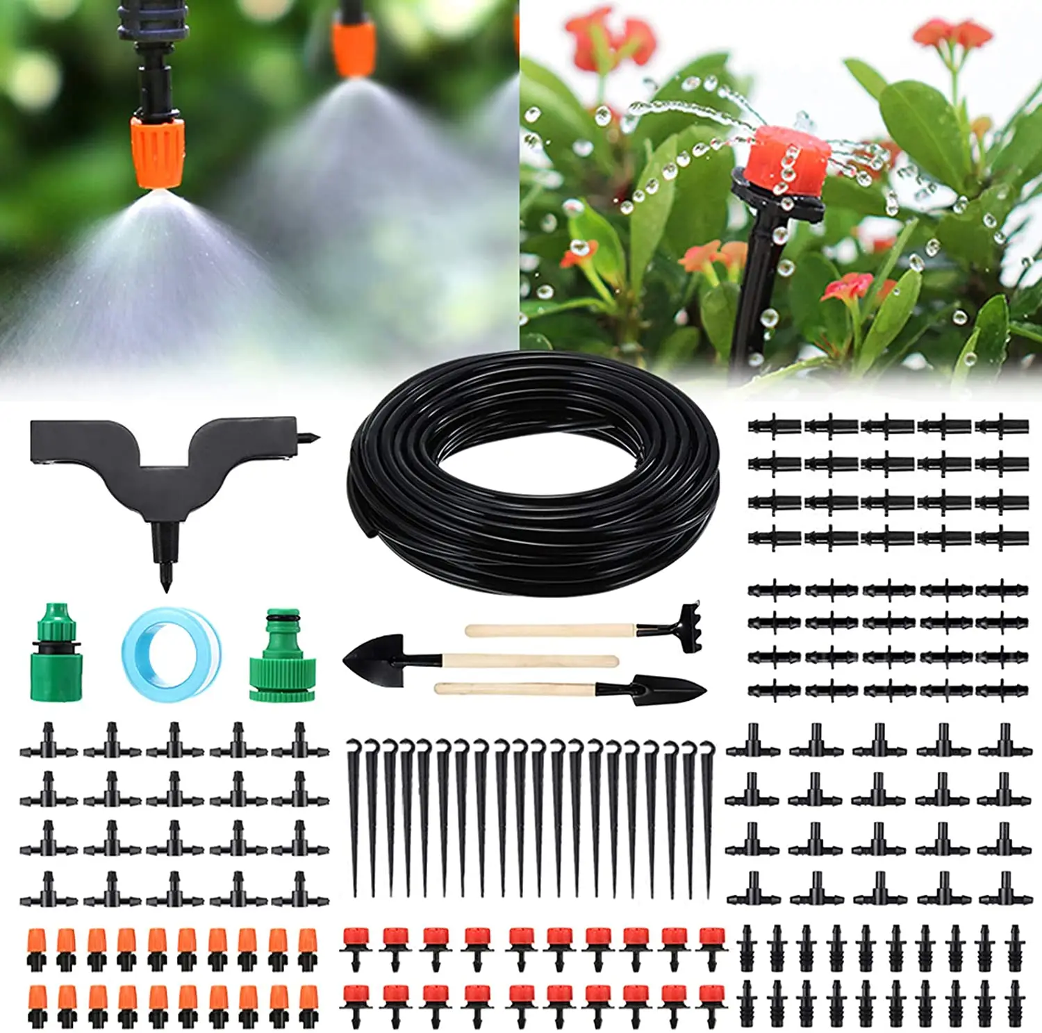 other garden ornaments drip irrigation system garden water fountain sprinkler irrigation system, Black
other garden ornaments drip irrigation system garden water fountain sprinkler irrigation system, Black