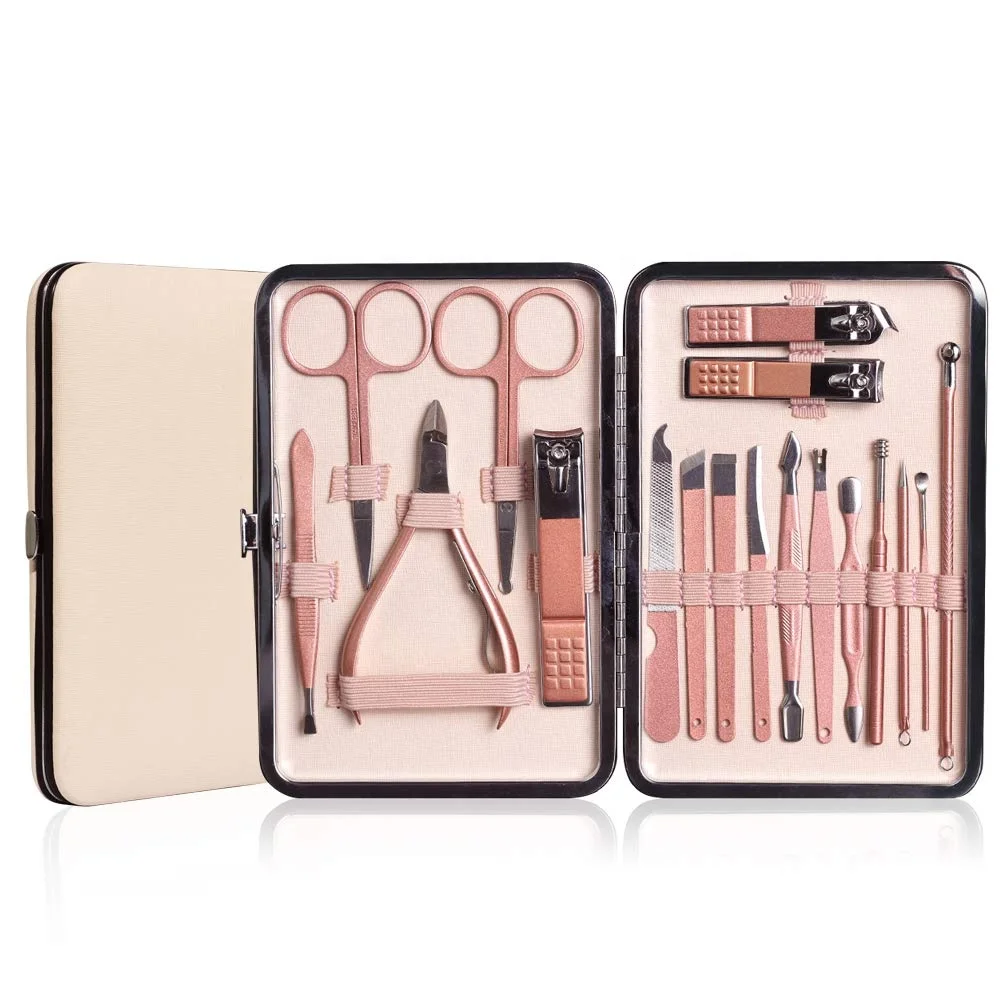 RLT luxury productos de para y manicure supplies e pink 15 pcs 18pcs rose gold nail tool kit mini manicure pedicure set, Picture color or customized
RLT luxury productos de para y manicure supplies e pink 15 pcs 18pcs rose gold nail tool kit mini manicure pedicure set, Picture color or customized
