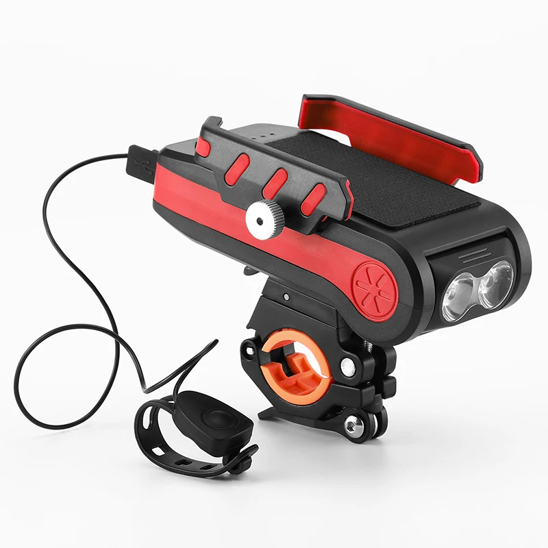 4 in 1 Multifunction cycling headlights phone holders horn lights Rechargeable mountain bike headlight bicycle bike lamp lights
4 in 1 Multifunction cycling headlights phone holders horn lights Rechargeable mountain bike headlight bicycle bike lamp lights