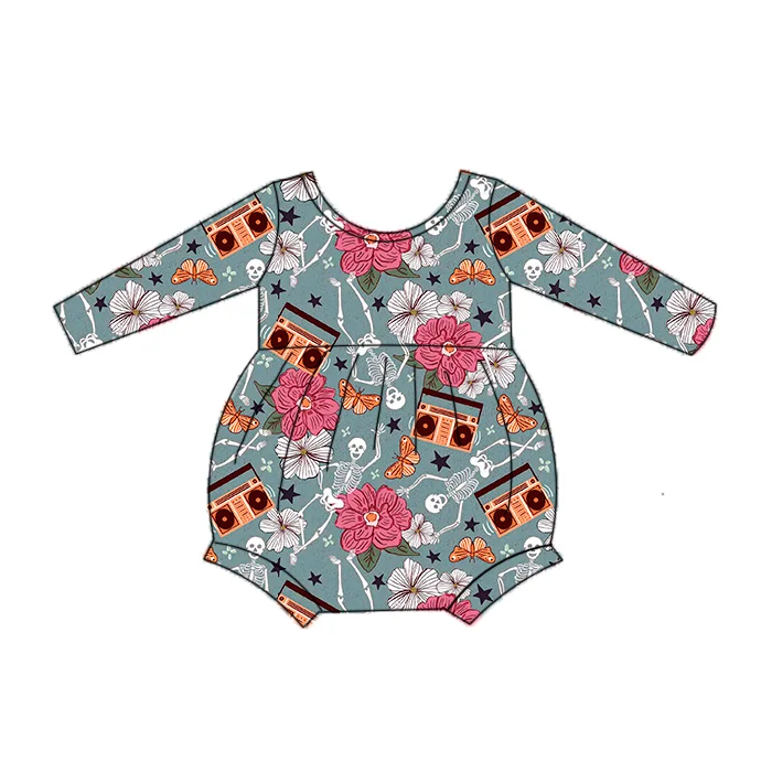 15 pcs custom toddler kids clothing OEM halloween ghost butterfly floral printing leotard long sleeve xmas baby romper, Colors
15 pcs custom toddler kids clothing OEM halloween ghost butterfly floral printing leotard long sleeve xmas baby romper, Colors