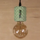 Wholesale small blub bedroom concrete hanging ceiling light for hotel