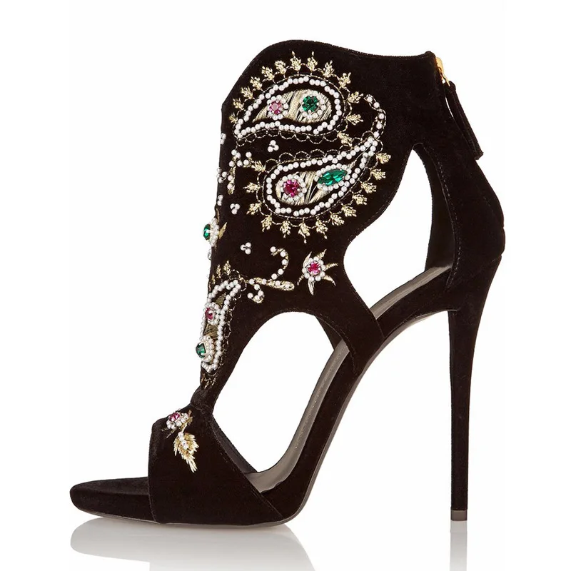 Summer novelty stiletto high heels fish mouth traditional large size sandals women, Picture
Summer novelty stiletto high heels fish mouth traditional large size sandals women, Picture