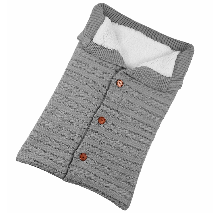 Newborn Winter Sleep Sack Warm Soft Cotton Knitting Envelope Bedding Baby Sleeping Bag
Newborn Winter Sleep Sack Warm Soft Cotton Knitting Envelope Bedding Baby Sleeping Bag