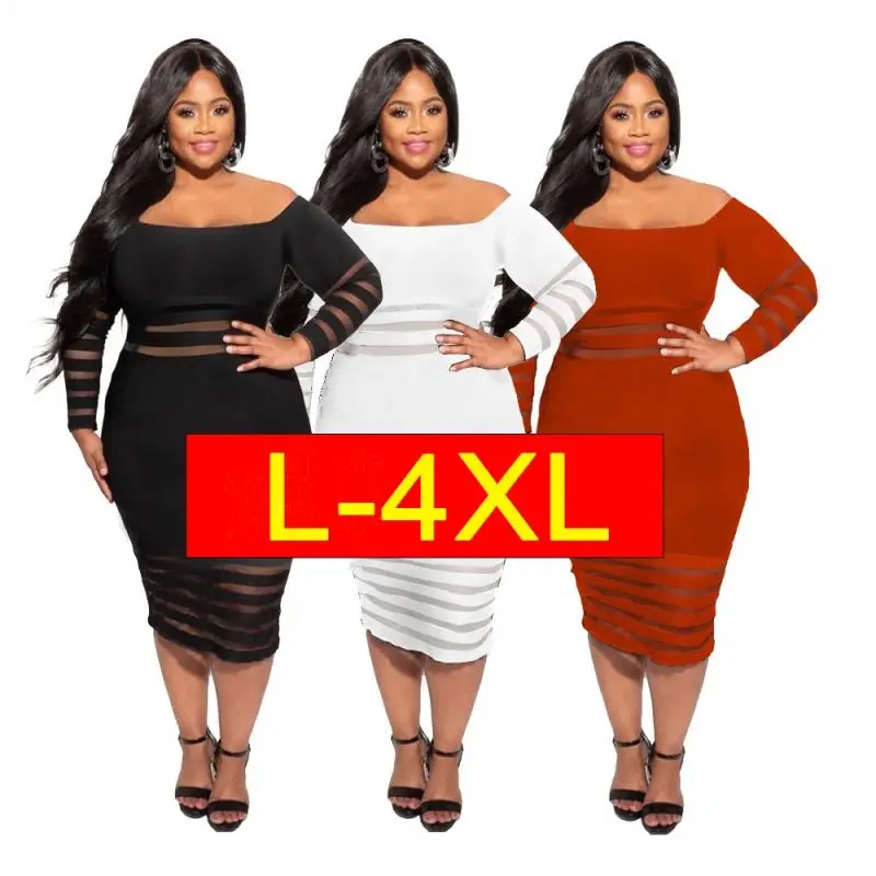 New arrival 2021 fall clothing ladies mesh sexy see through off shoulder dress bodycon women plus size dress
New arrival 2021 fall clothing ladies mesh sexy see through off shoulder dress bodycon women plus size dress
