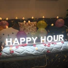 Holiday Led Light Abcmix LED DIY Plastic Light Table Party Wedding Hotel House Holiday Decoration Letters
