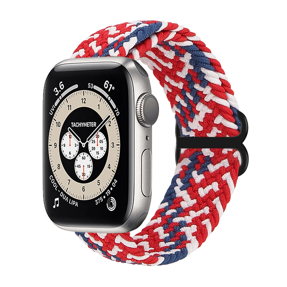 Adjustable Braided Watch Strap 40 44mm Elastic Nylon Watch Sport Band for Apple Watch 6 5 4 3 2 1
Adjustable Braided Watch Strap 40 44mm Elastic Nylon Watch Sport Band for Apple Watch 6 5 4 3 2 1