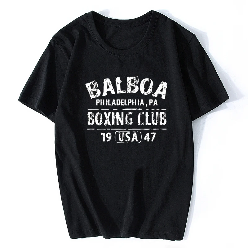 Rocky Balboa Boxing Club Philadelphia PA T-shirt Men Summer Cotton Short Sleeve Tops Tee Shirt Tshirt Casual T shirts
Rocky Balboa Boxing Club Philadelphia PA T-shirt Men Summer Cotton Short Sleeve Tops Tee Shirt Tshirt Casual T shirts