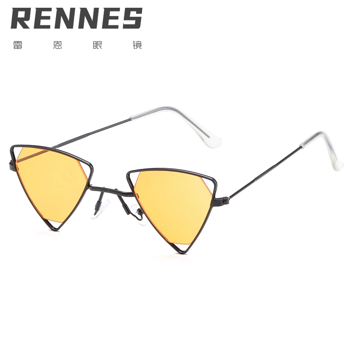 RENNES 2021 new European and American sunglasses triangle hollow sunglasses trendy punk style metal sunglasses
RENNES 2021 new European and American sunglasses triangle hollow sunglasses trendy punk style metal sunglasses