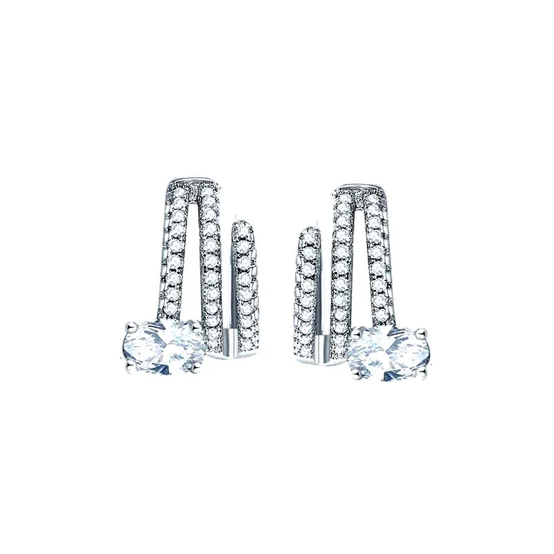 Fashion Shiny Cubic Zirconia Earring Clips With No Earholes Clip On Earrings For Women Jewelry, As pic shown
Fashion Shiny Cubic Zirconia Earring Clips With No Earholes Clip On Earrings For Women Jewelry, As pic shown