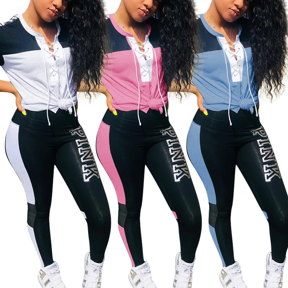 2020 new summer plus size women 2 piece casual sets print letter pink long trousers & top
2020 new summer plus size women 2 piece casual sets print letter pink long trousers & top