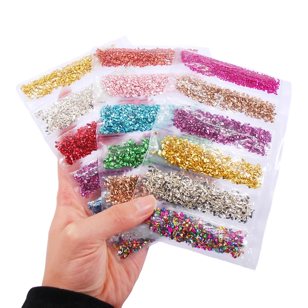 Manicure Glass Broken Stone 6 Lattice Bag Nail Ornament Sequin Resin Mold art resin Filler Material, Coloful
Manicure Glass Broken Stone 6 Lattice Bag Nail Ornament Sequin Resin Mold art resin Filler Material, Coloful