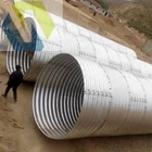 China manufacturer Assembly galvanized corrugated steel culvert pipe