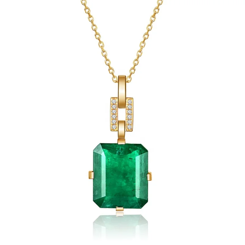 New Luxury Exquisite Caibao Green Main Stone Geometric Jewelry Ladies Engagement Wedding Gift Pendant Necklace
New Luxury Exquisite Caibao Green Main Stone Geometric Jewelry Ladies Engagement Wedding Gift Pendant Necklace