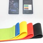 Custom Logo 5pcs sets workout yoga training gym latex loop resistance bands