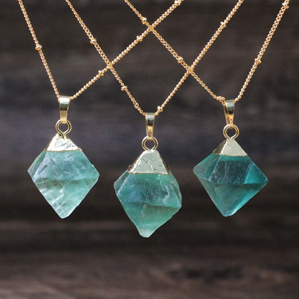 LS-A378 promotional!natural gemstone green fluorite necklace with gold plated diamond shape necklace gold chain necklace 2020
LS-A378 promotional!natural gemstone green fluorite necklace with gold plated diamond shape necklace gold chain necklace 2020