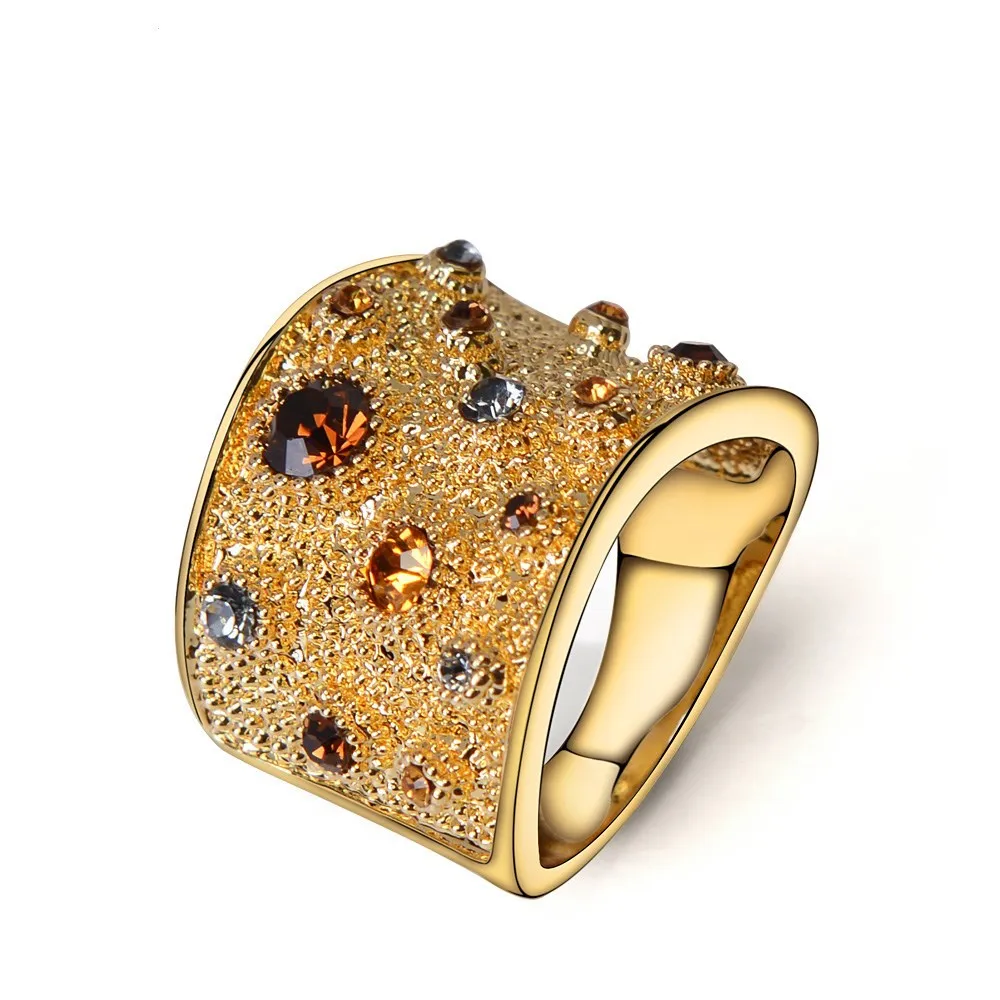 European And American Popular Female Hand Jewelry Colorful Rhinestone Cocktail Engagement Gold Diamond Ring Jewelry, Gold black
European And American Popular Female Hand Jewelry Colorful Rhinestone Cocktail Engagement Gold Diamond Ring Jewelry, Gold black