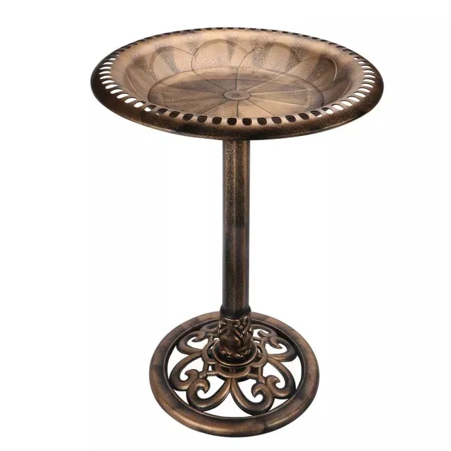 PP resin bird bathroom outdoor pedestal lightweight retro large bird bath bowl rack suitable for garden decoration
PP resin bird bathroom outdoor pedestal lightweight retro large bird bath bowl rack suitable for garden decoration