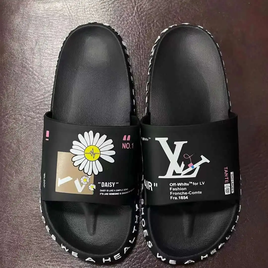 Summer Designer Slides Famous Brand Outdoor Beach Flat Soled Shoes Luxury Slides Sandals Air Sneakers Slippers For Men's, Black,white
Summer Designer Slides Famous Brand Outdoor Beach Flat Soled Shoes Luxury Slides Sandals Air Sneakers Slippers For Men's, Black,white