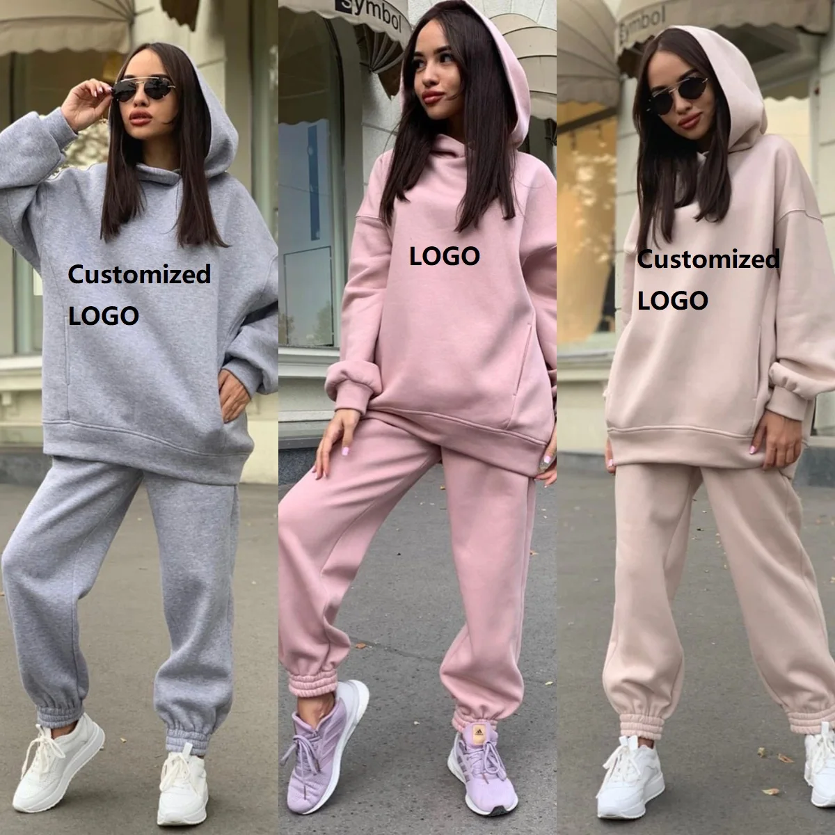 2021 Autumn Winter Women's Suits oversize Hoodie Sweatpants Women Two Piece Sets, Picture color
2021 Autumn Winter Women's Suits oversize Hoodie Sweatpants Women Two Piece Sets, Picture color