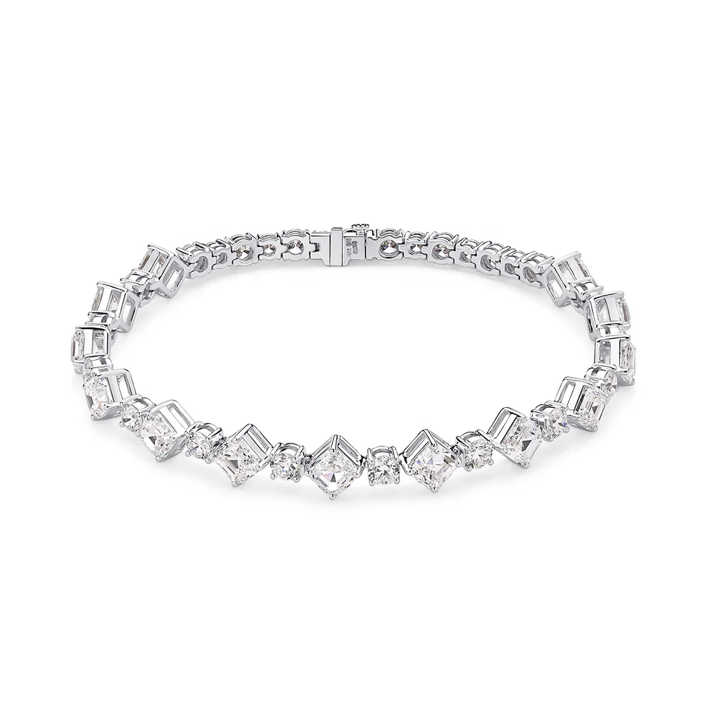 

Chaoneng Greenstone Fine Jewelry Real Diamond Bracelet Lab Grown Diamond diamond Tennis Bracelet Iced Out Jewelry