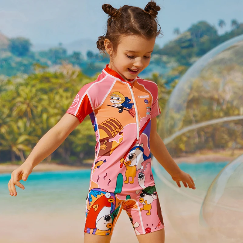In Stock Accept Custom Short Sleeve Kids Swimwear Children's One-piece Swimsuit Anti-UV Baby Swim Training Boy and Girl
In Stock Accept Custom Short Sleeve Kids Swimwear Children's One-piece Swimsuit Anti-UV Baby Swim Training Boy and Girl
