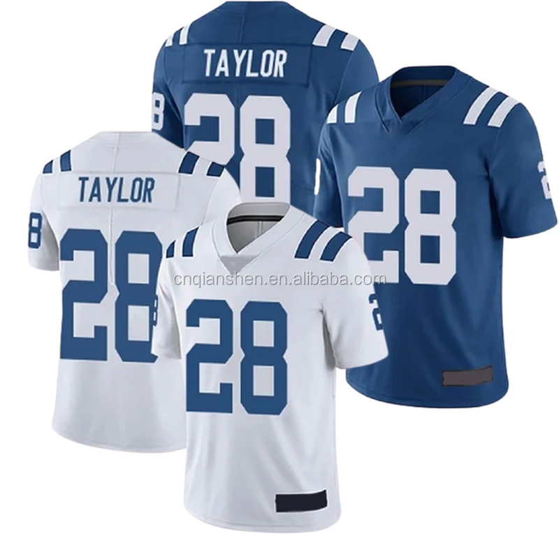 Jonathan Taylor 28 Nf l American Football Club Uniform Jersey 3D Embroidery Mens Shirt Wear Drop Shipping Wholesale
Jonathan Taylor 28 Nf l American Football Club Uniform Jersey 3D Embroidery Mens Shirt Wear Drop Shipping Wholesale