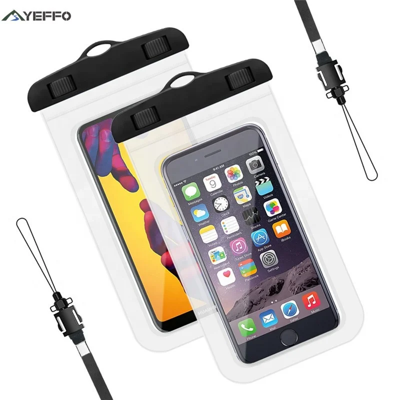 YEFFO Cheap universal water proof PVC phone waterproof pouch dry bag cover case for cellphone
YEFFO Cheap universal water proof PVC phone waterproof pouch dry bag cover case for cellphone