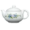 165ml travel teapot bone china kettle blue rose teapot kungfu teapot